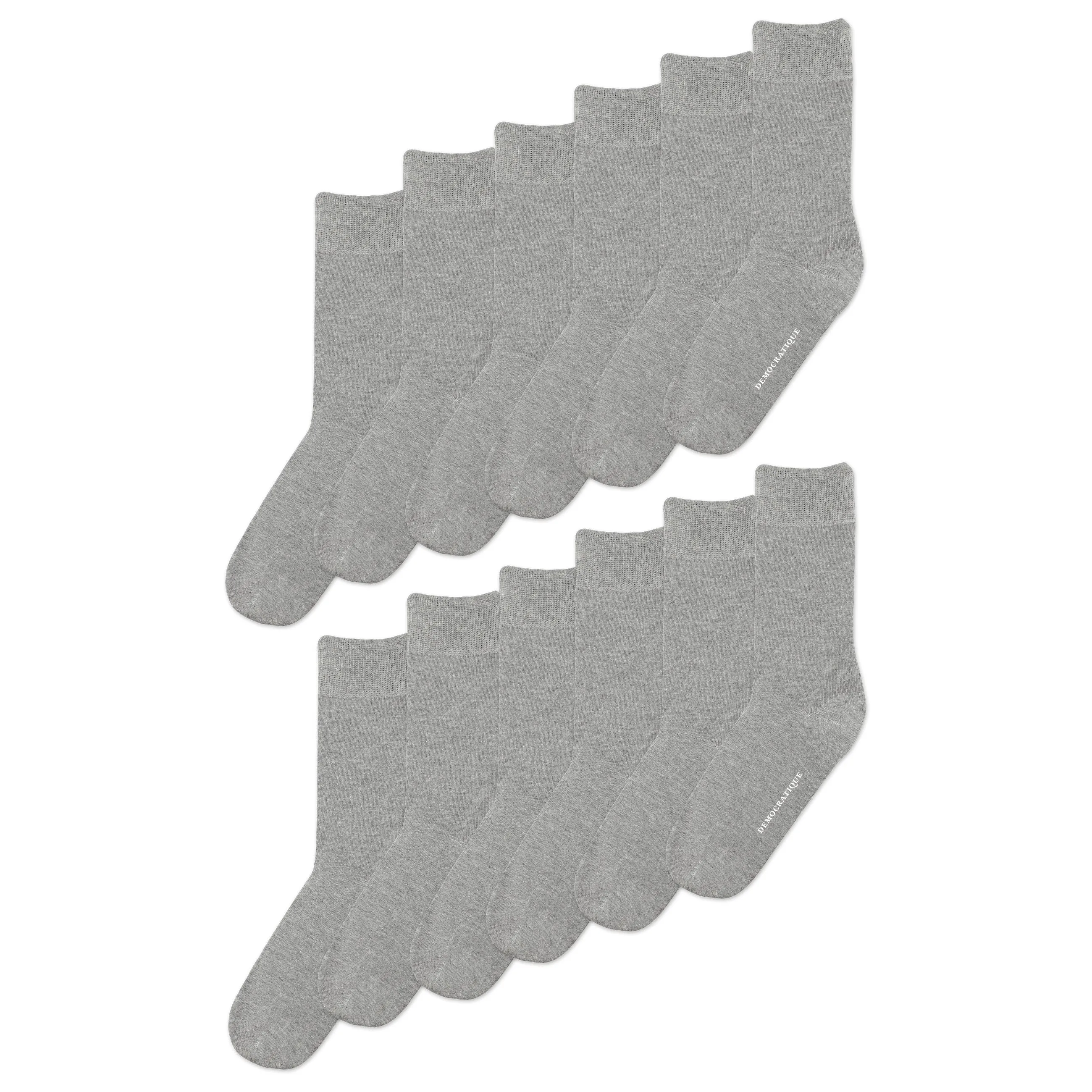 12-pack (pay for 10) of Grey Socks