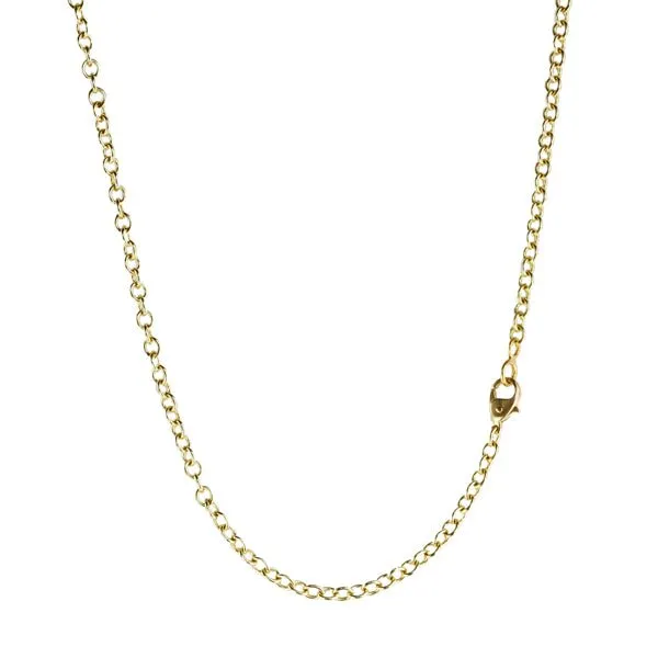 18K Gold Airy Cable Chain in 18