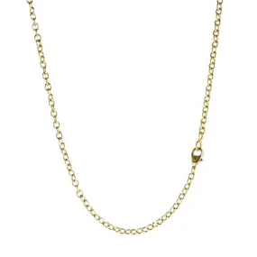 18K Gold Airy Cable Chain in 18