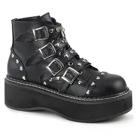 2 Inch Platform EMILY-315 Black Pu