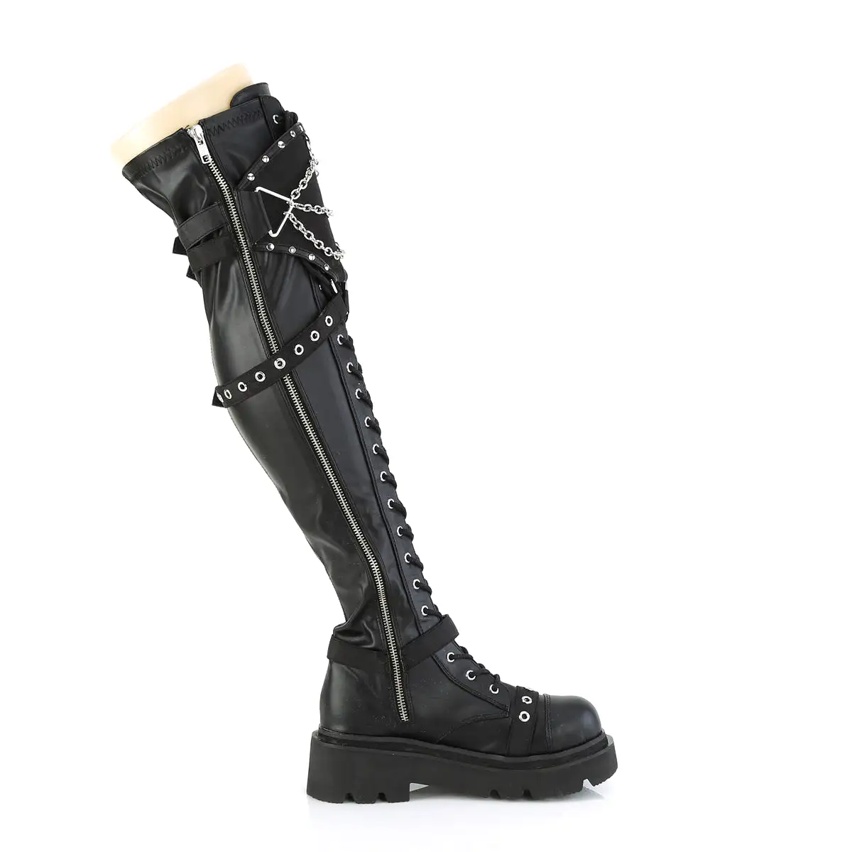 2 Inch Platform RENEGADE-320 Black Pu