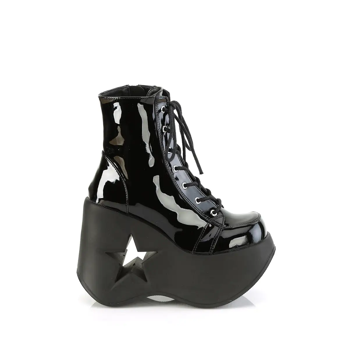 5 Inch Platform DYNAMITE-106 Black Patent