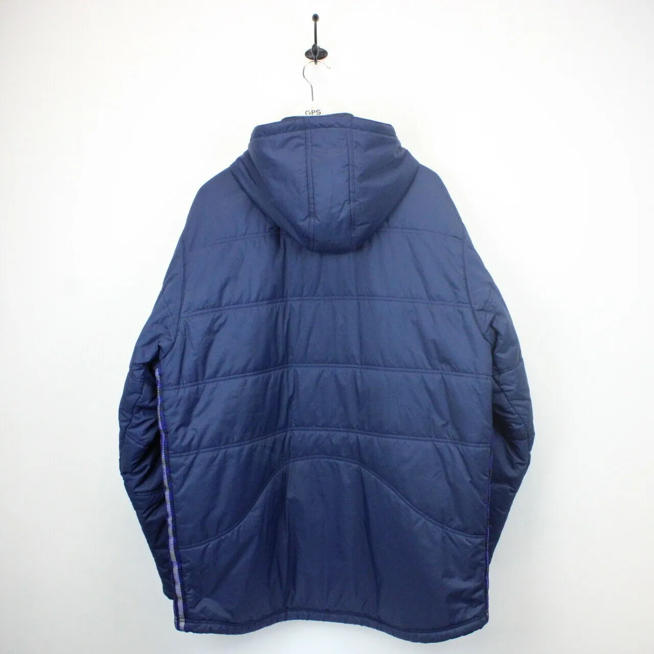 ADIDAS 00s Puffer Jacket Navy Blue | Large