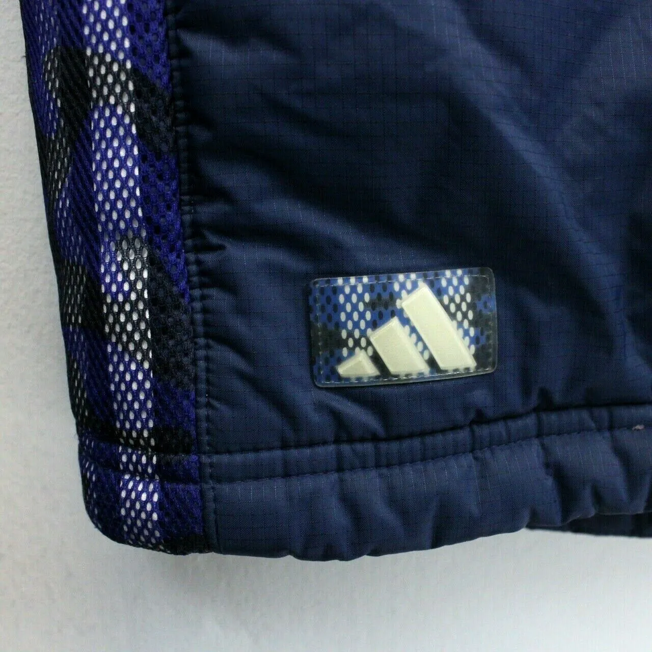 ADIDAS 00s Puffer Jacket Navy Blue | Large