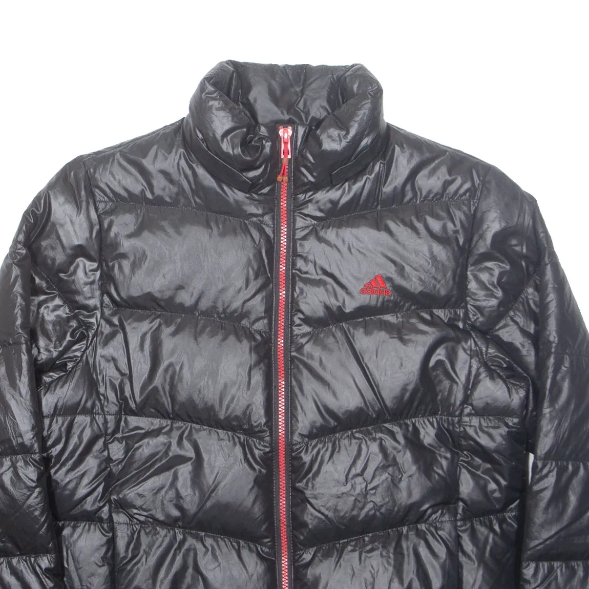 ADIDAS Mens Puffer Jacket Black M