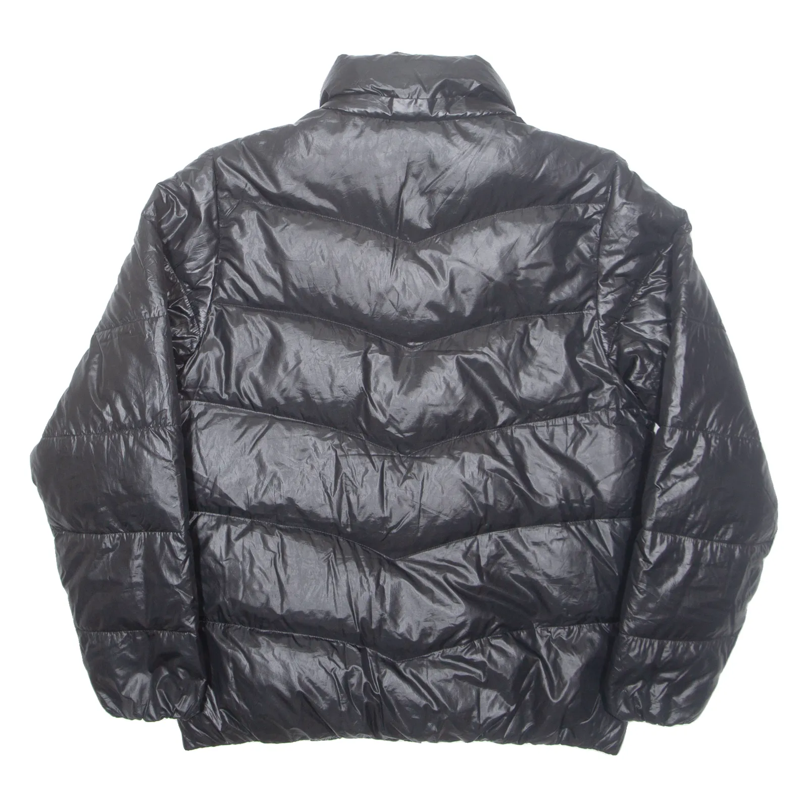 ADIDAS Mens Puffer Jacket Black M