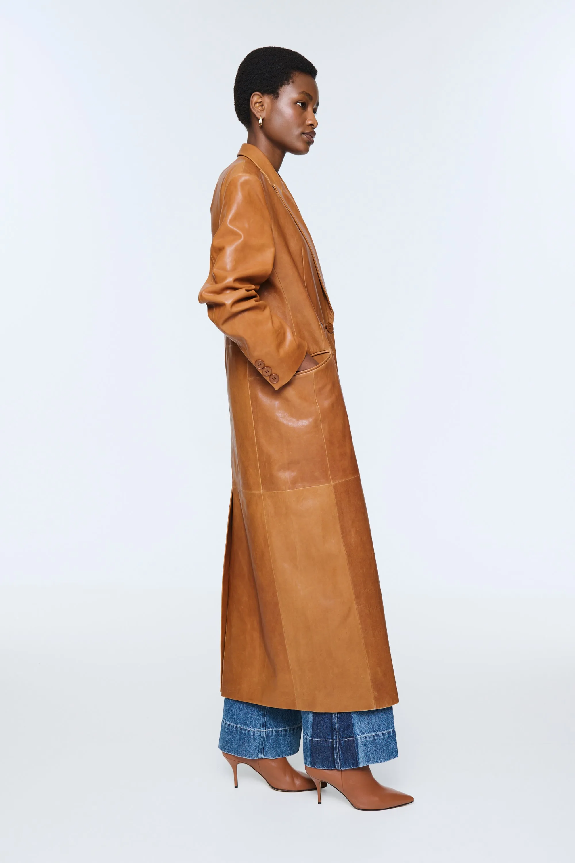 Aggie Leather Coat