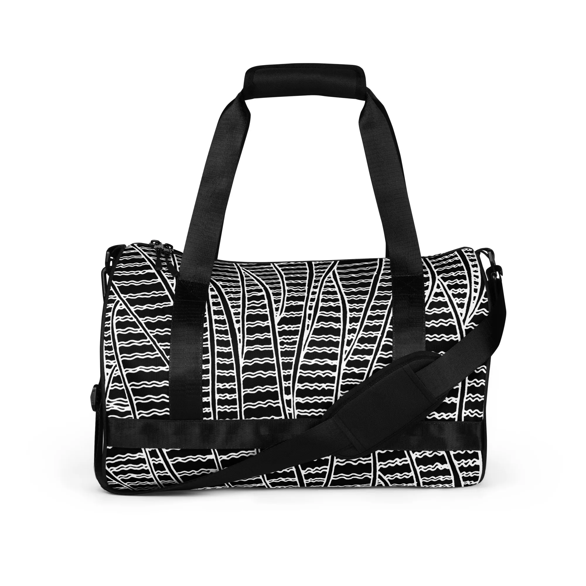 All-over print gym bag – Duck Feathers