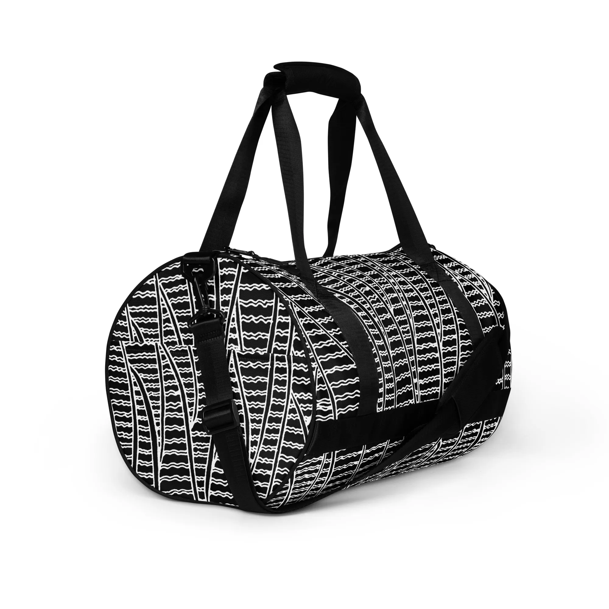 All-over print gym bag – Duck Feathers