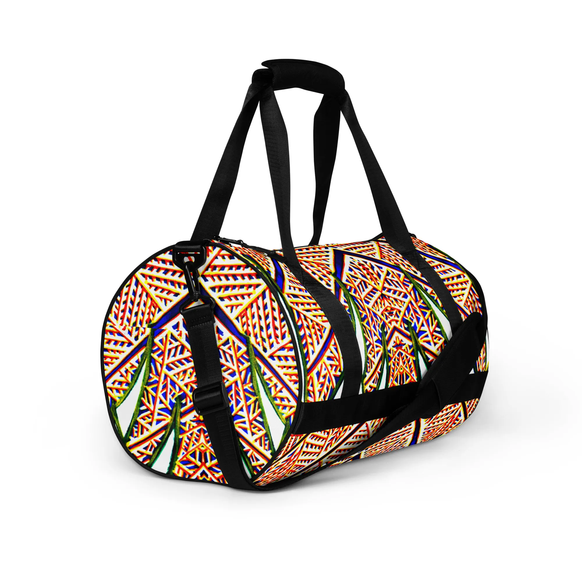 All-over print gym bag – Plants Underwater Kaleidoscope