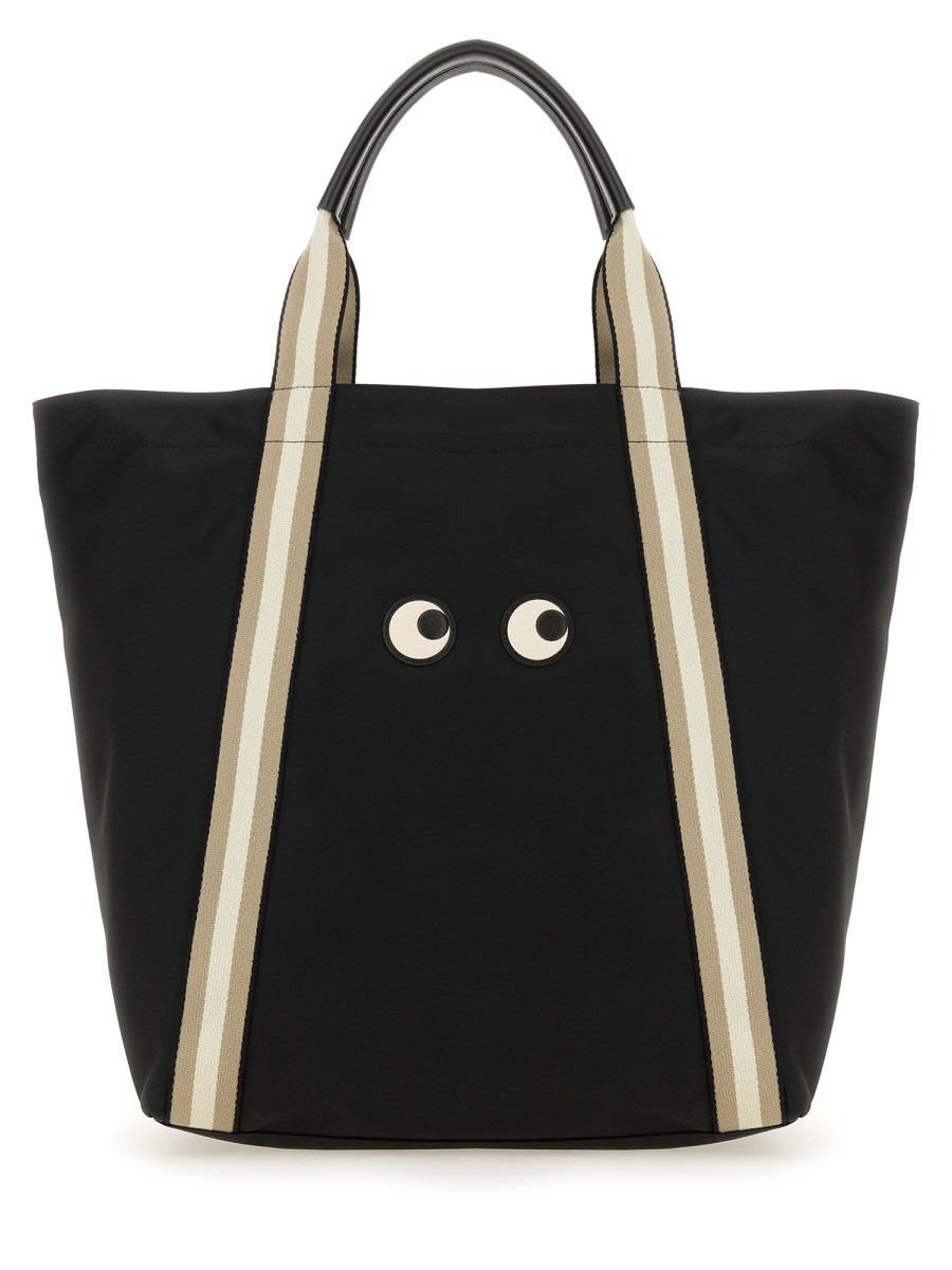 ANYA HINDMARCH    EYES SHOPPING BAG IN ECONYL