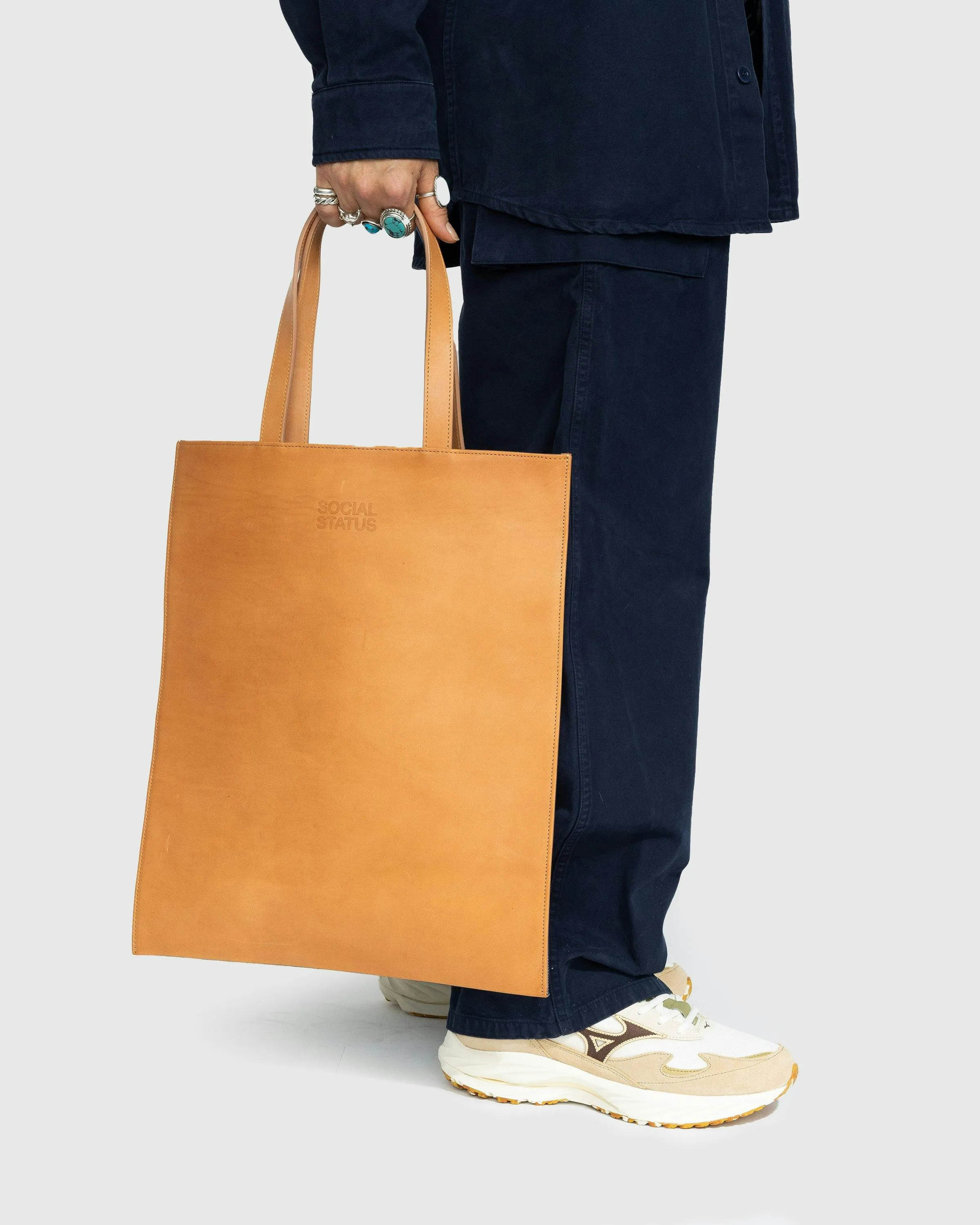 A.P.C. x Jean Touitou – Social Status Shopping Bag Orange | Highsnobiety Shop