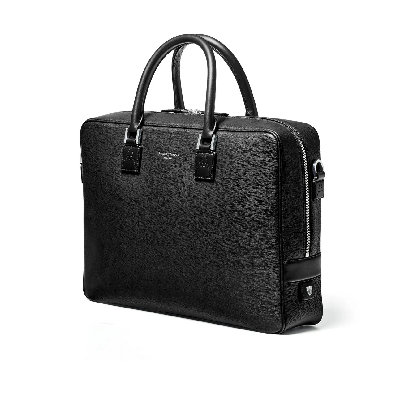 ASPINAL OF LONDON ONLINE EXCLUSIVE Mount Street Laptop Bag - Black