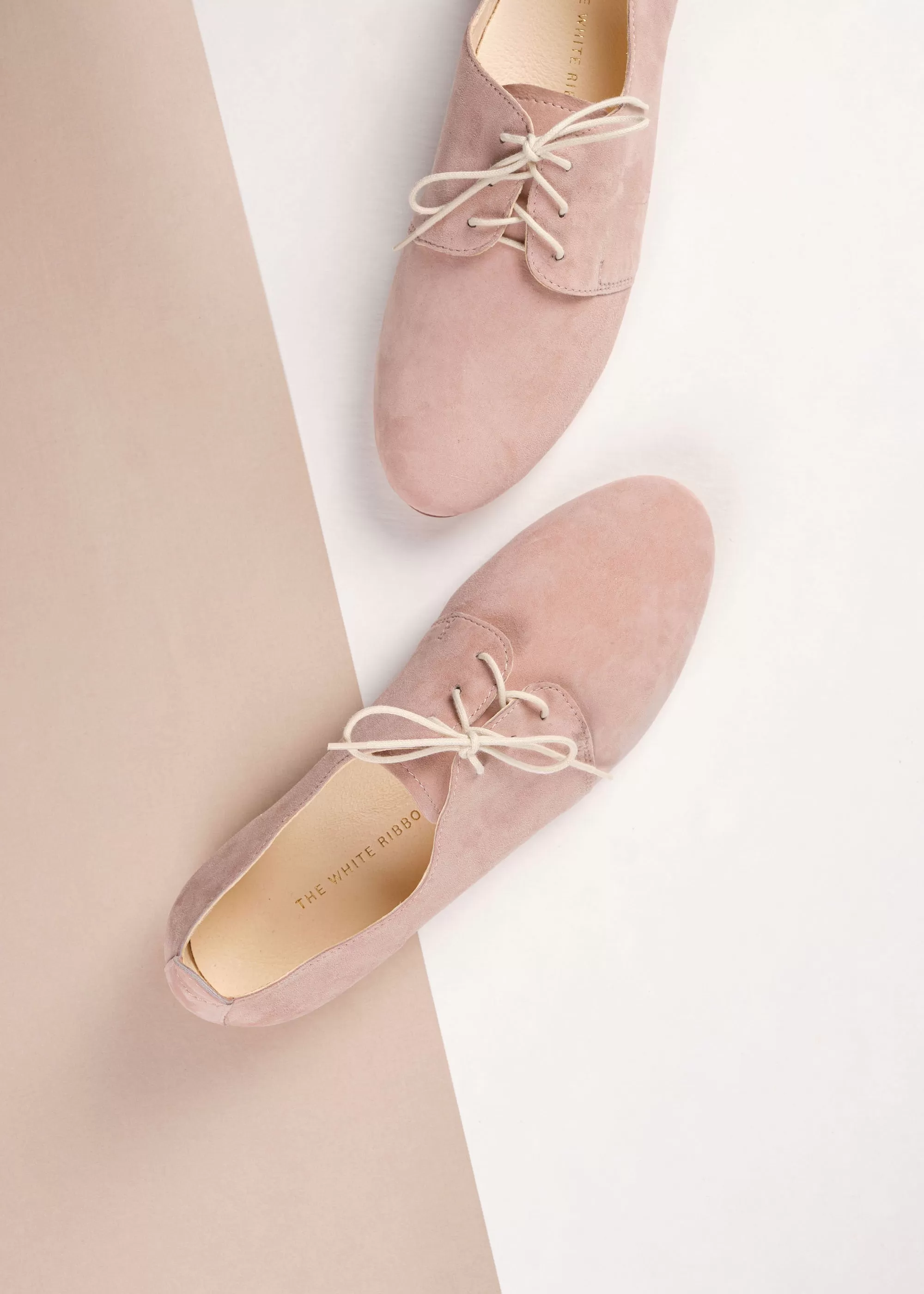 AVA Oxford Shoes - Blush Nubuck