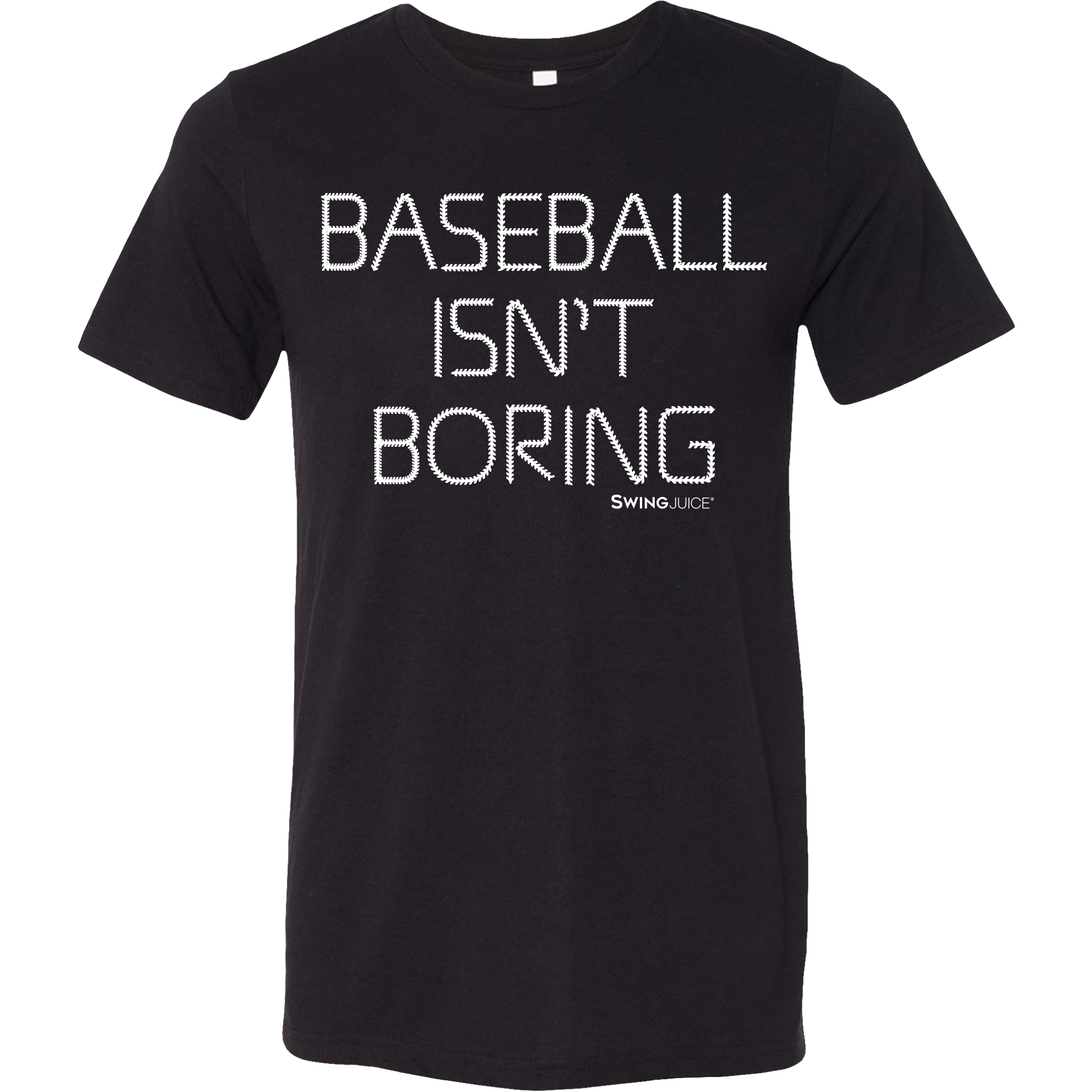 Baseball Official Baseball Isn't Boring Unisex T-Shirt Black