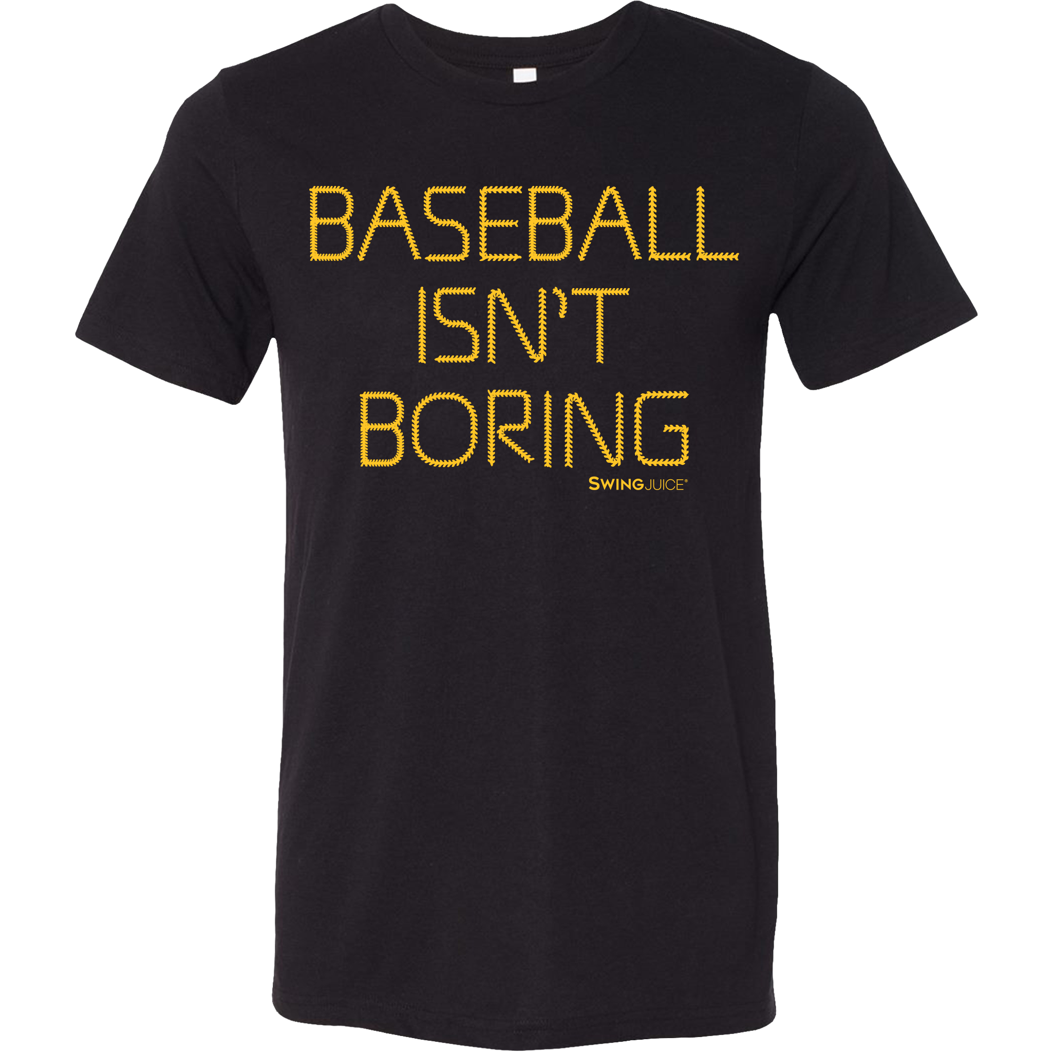 Baseball Official Baseball Isn't Boring Unisex T-Shirt Blk