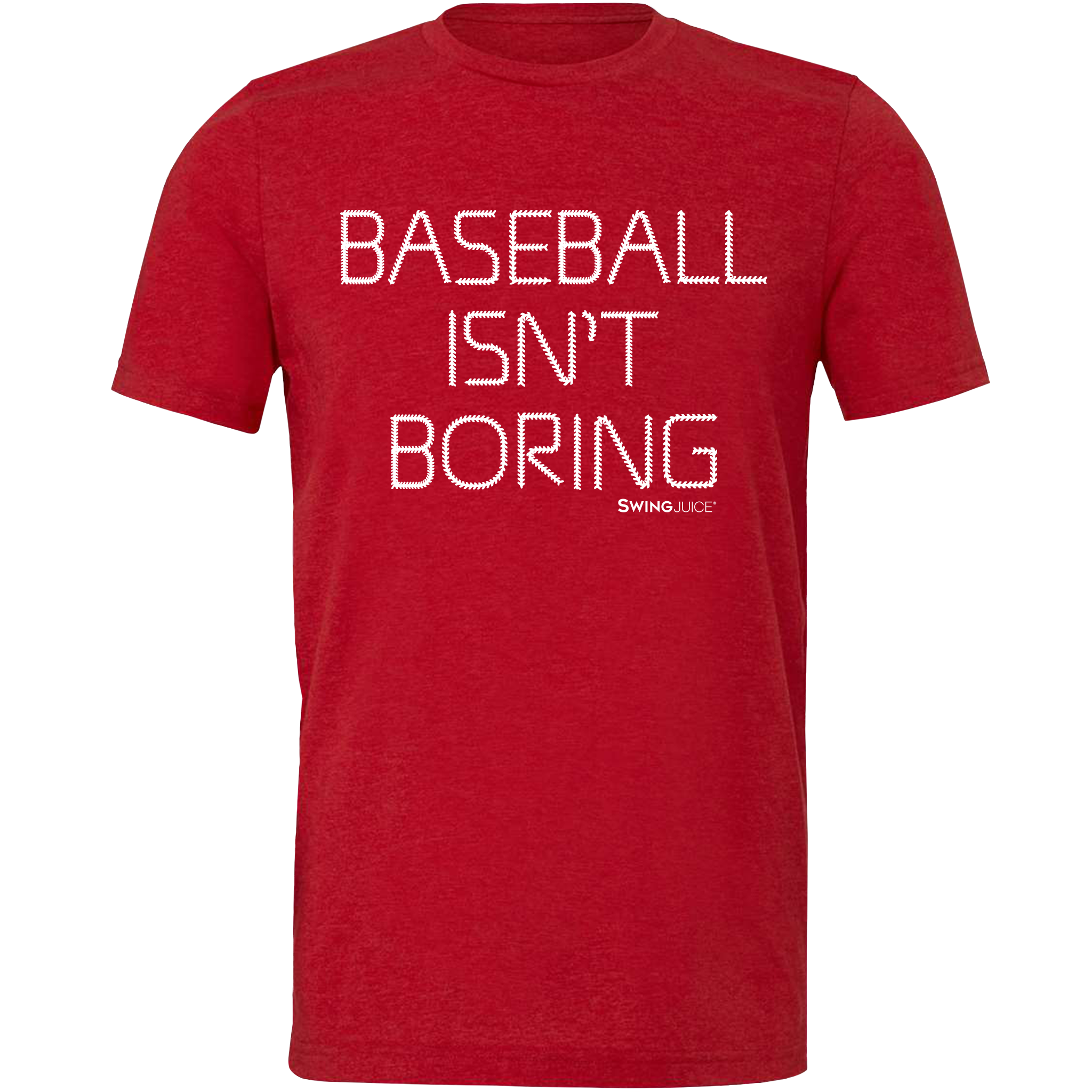 Baseball Official Baseball Isn't Boring Unisex T-Shirt Red