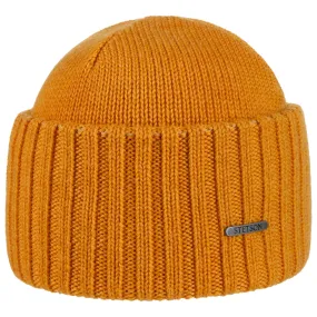 Beanie Merino Wool, Mustard