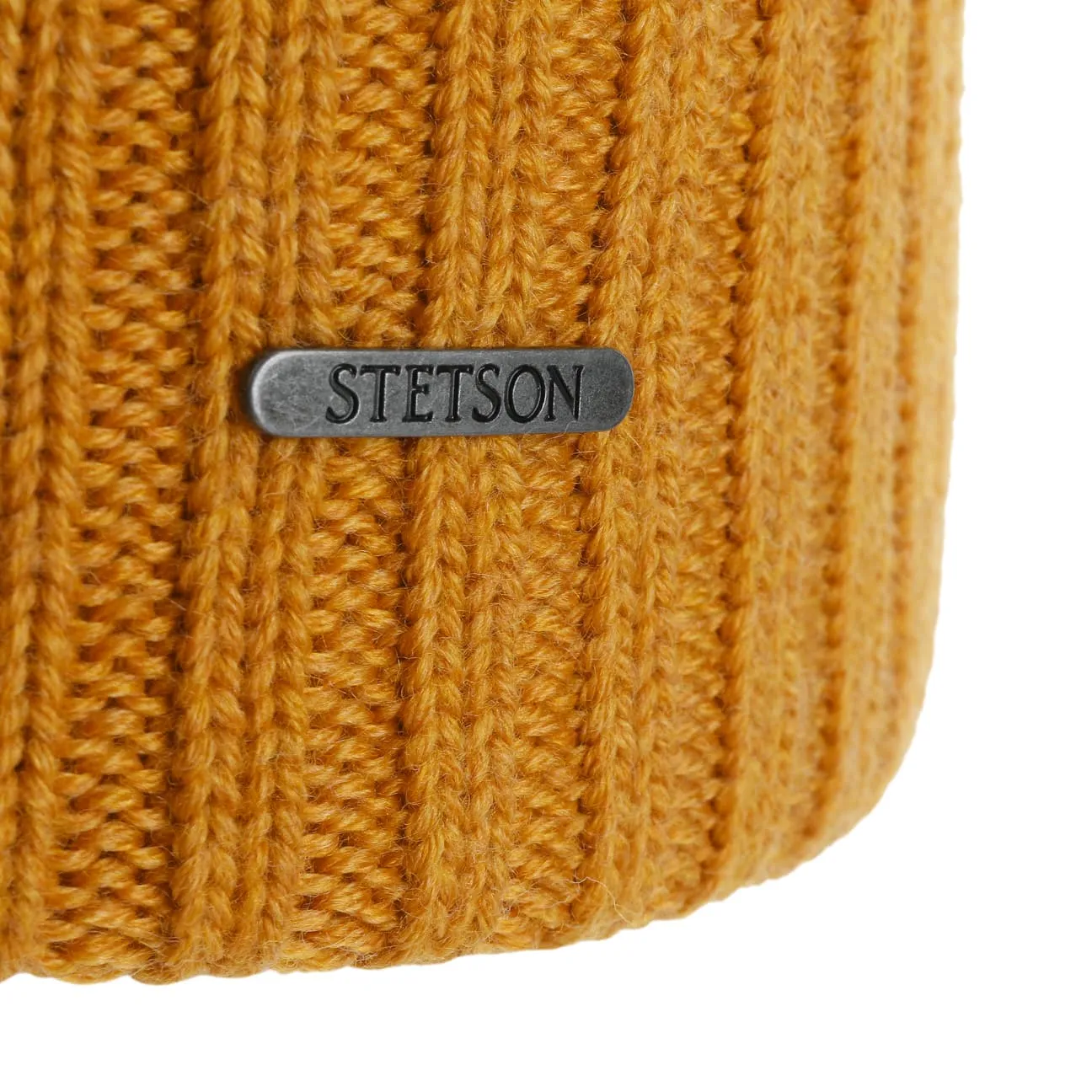 Beanie Merino Wool, Mustard