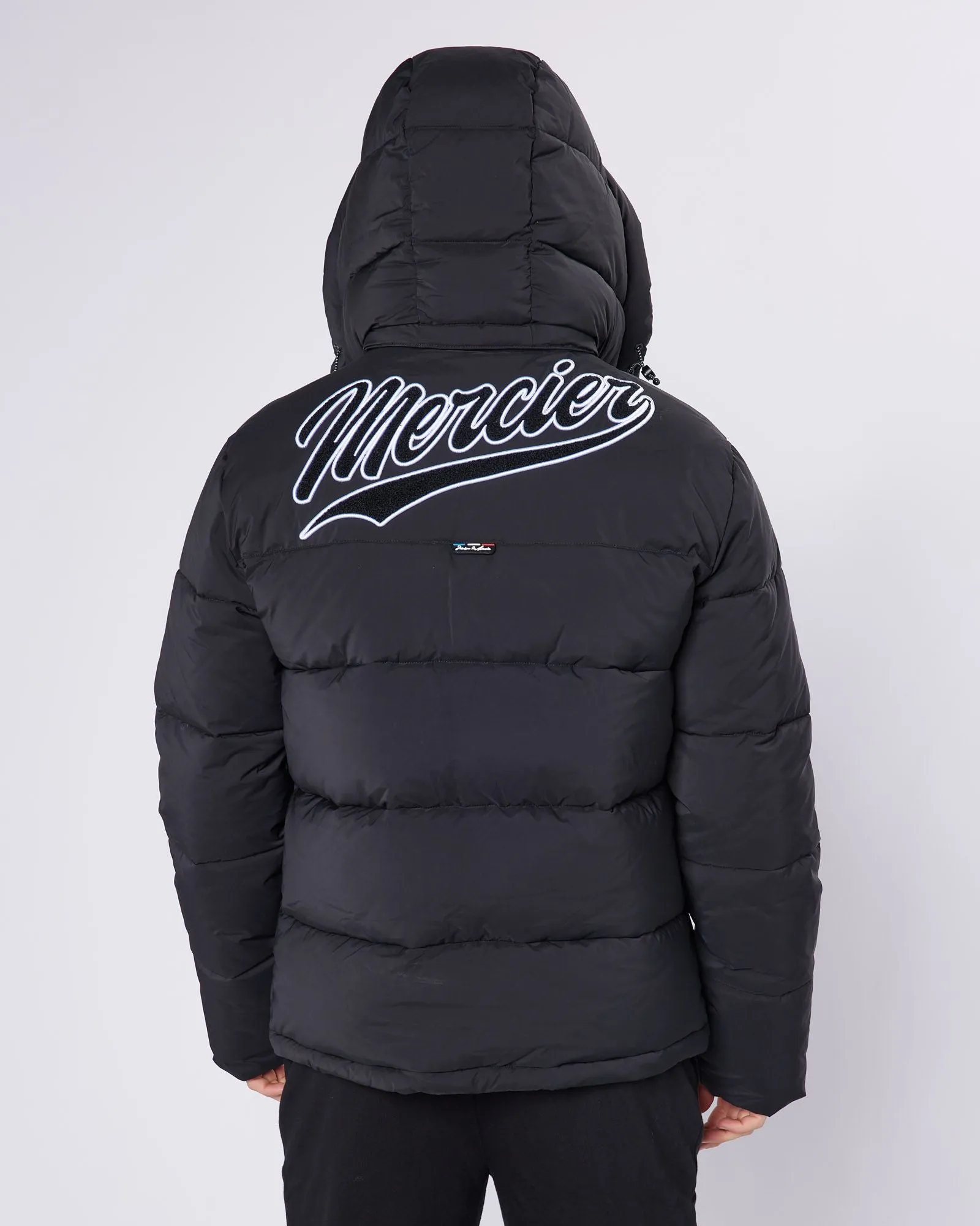 Black Mercier Academy Puffer Jacket