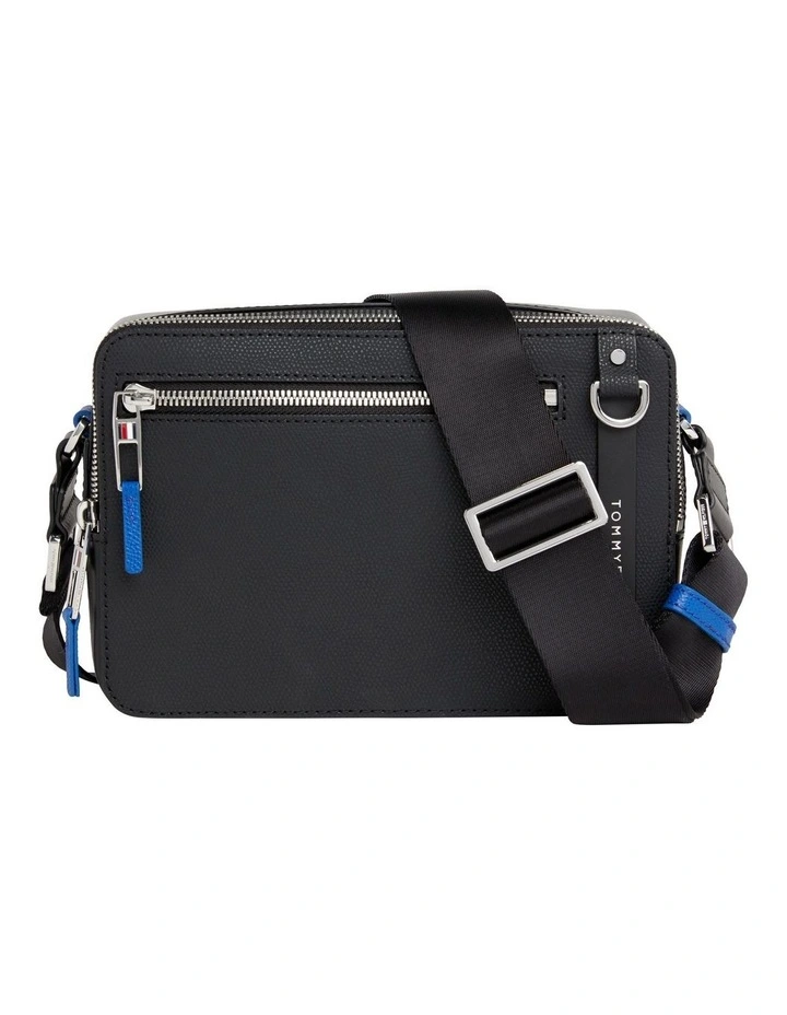 Business Leather Camera Bag in Black