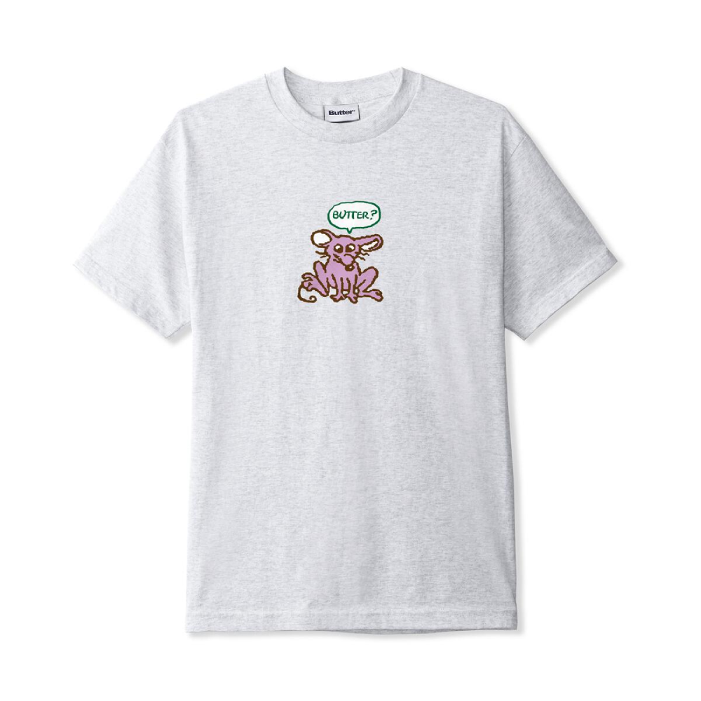 Butter Goods Rodent T-Shirt Ash