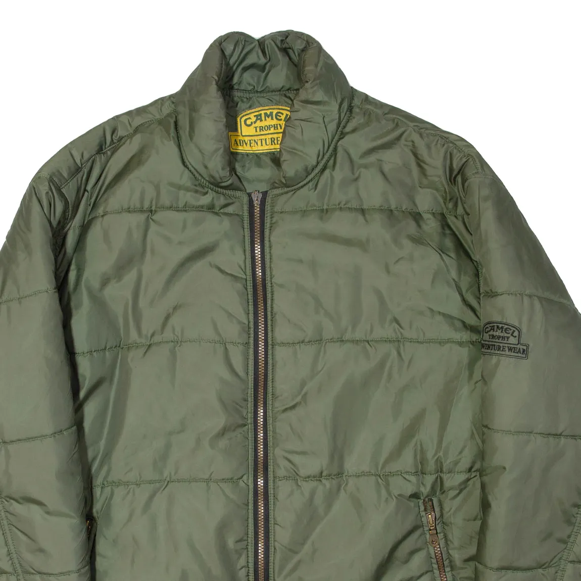 CAMEL TROPHY Mens Puffer Jacket Green L