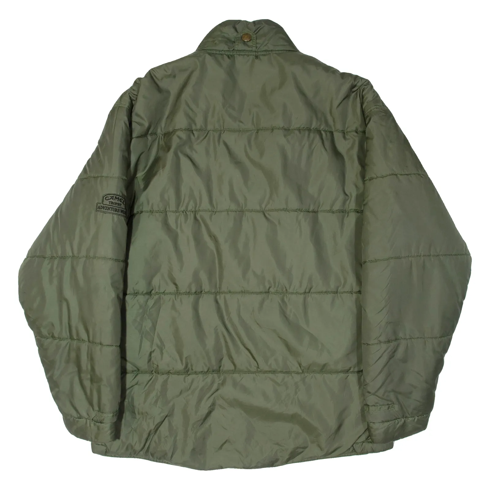 CAMEL TROPHY Mens Puffer Jacket Green L