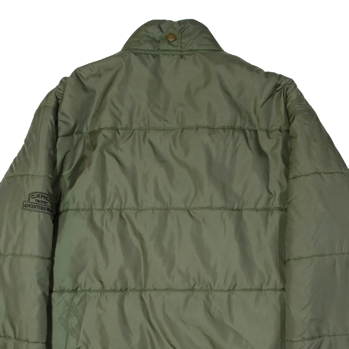 CAMEL TROPHY Mens Puffer Jacket Green L