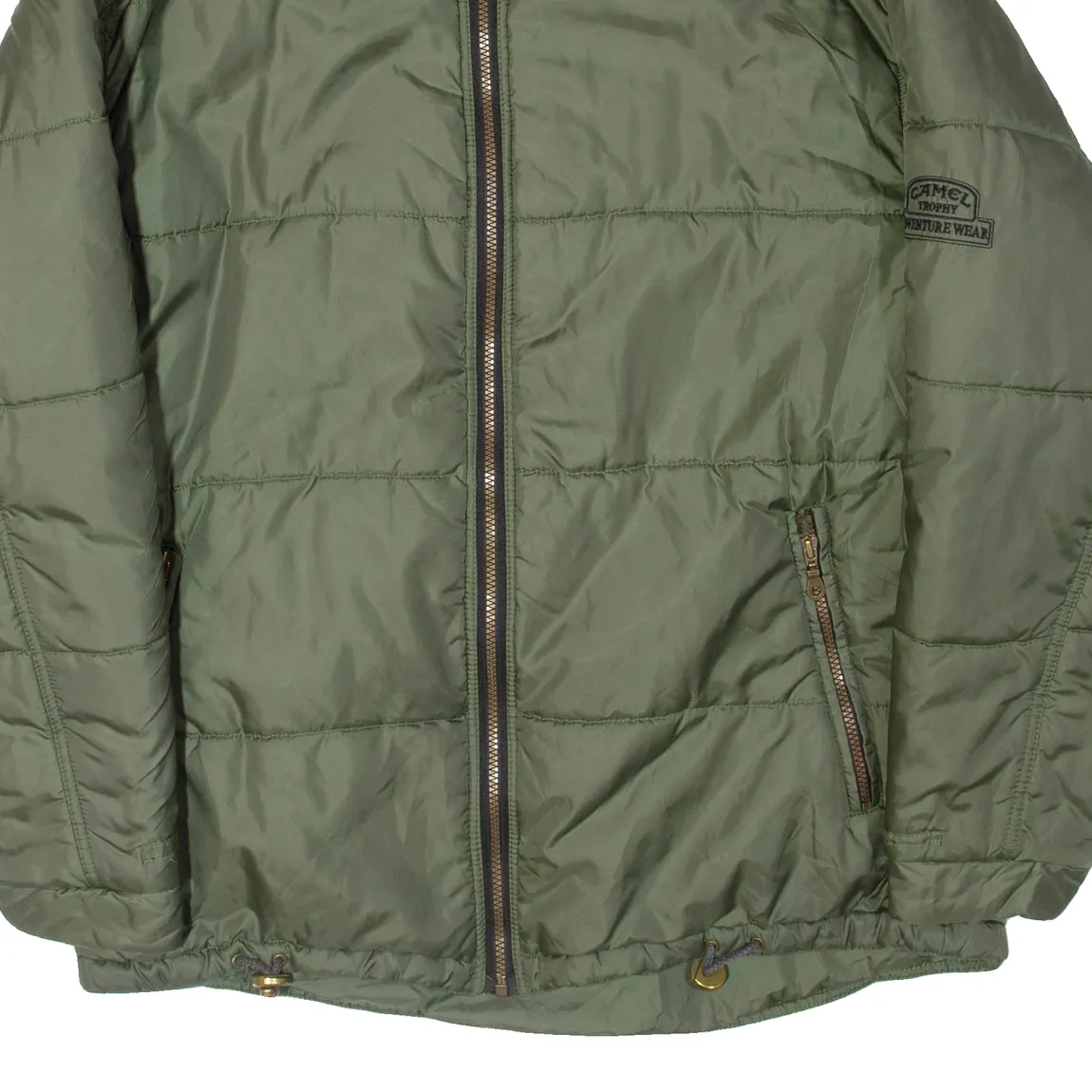 CAMEL TROPHY Mens Puffer Jacket Green L