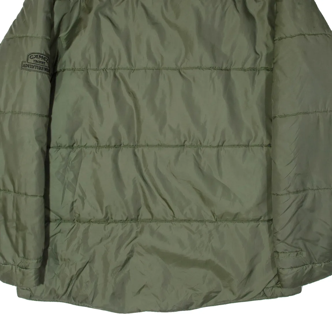 CAMEL TROPHY Mens Puffer Jacket Green L