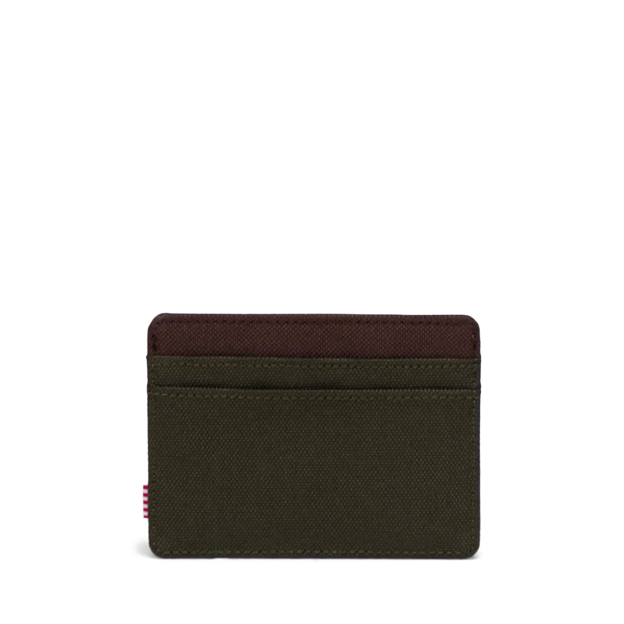 Carteira Herschel Charlie Cardholder Ivy Green/Chicory Coffee