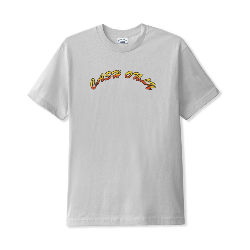 Cash Only Logo T-Shirt Cement