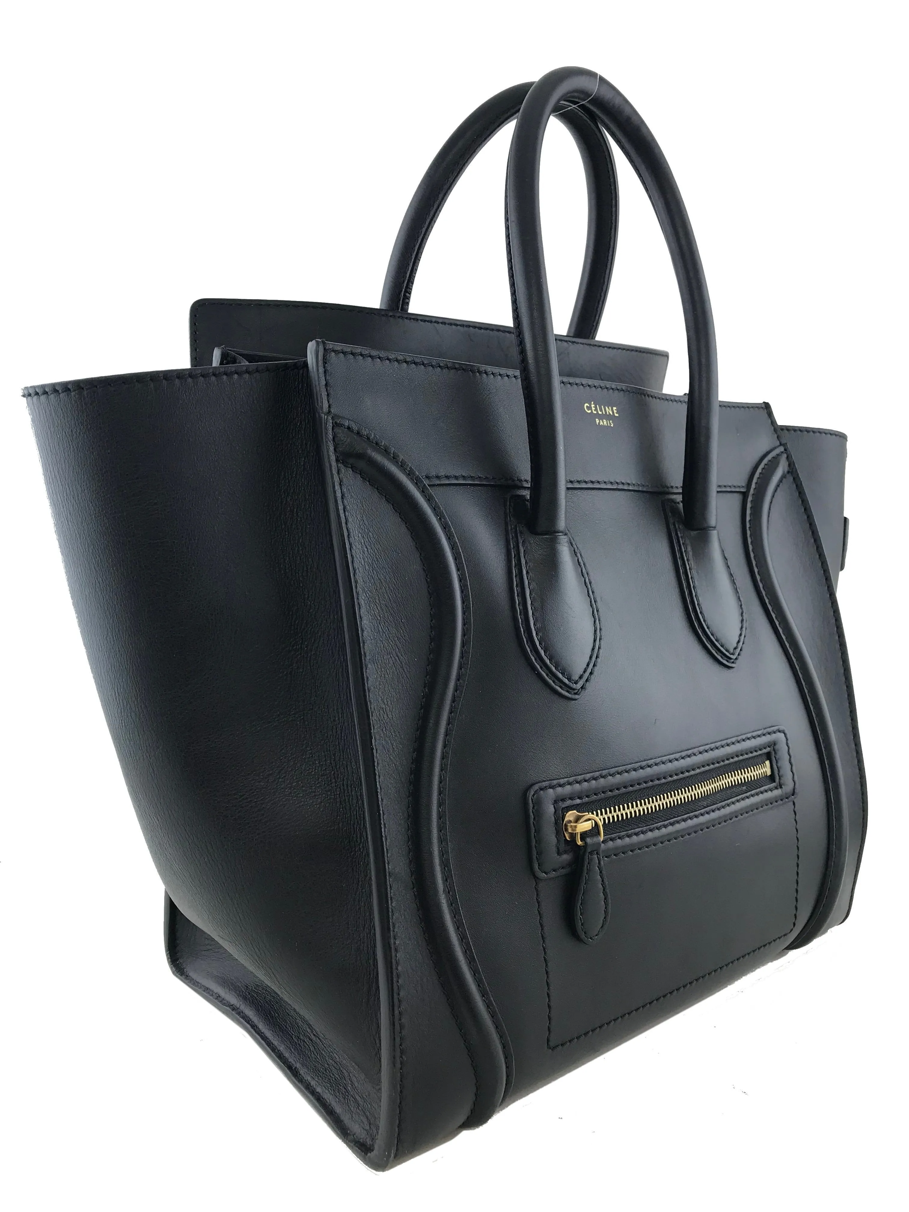 Celine Mini Luggage Calfskin Tote Bag