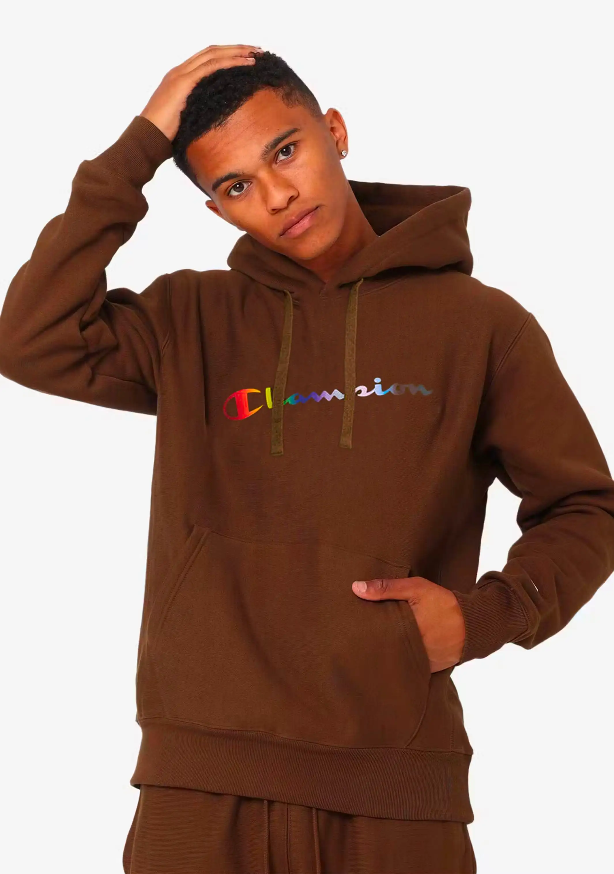 Champion Athletic Pride Script Hoodie <BR> AURCN LAH