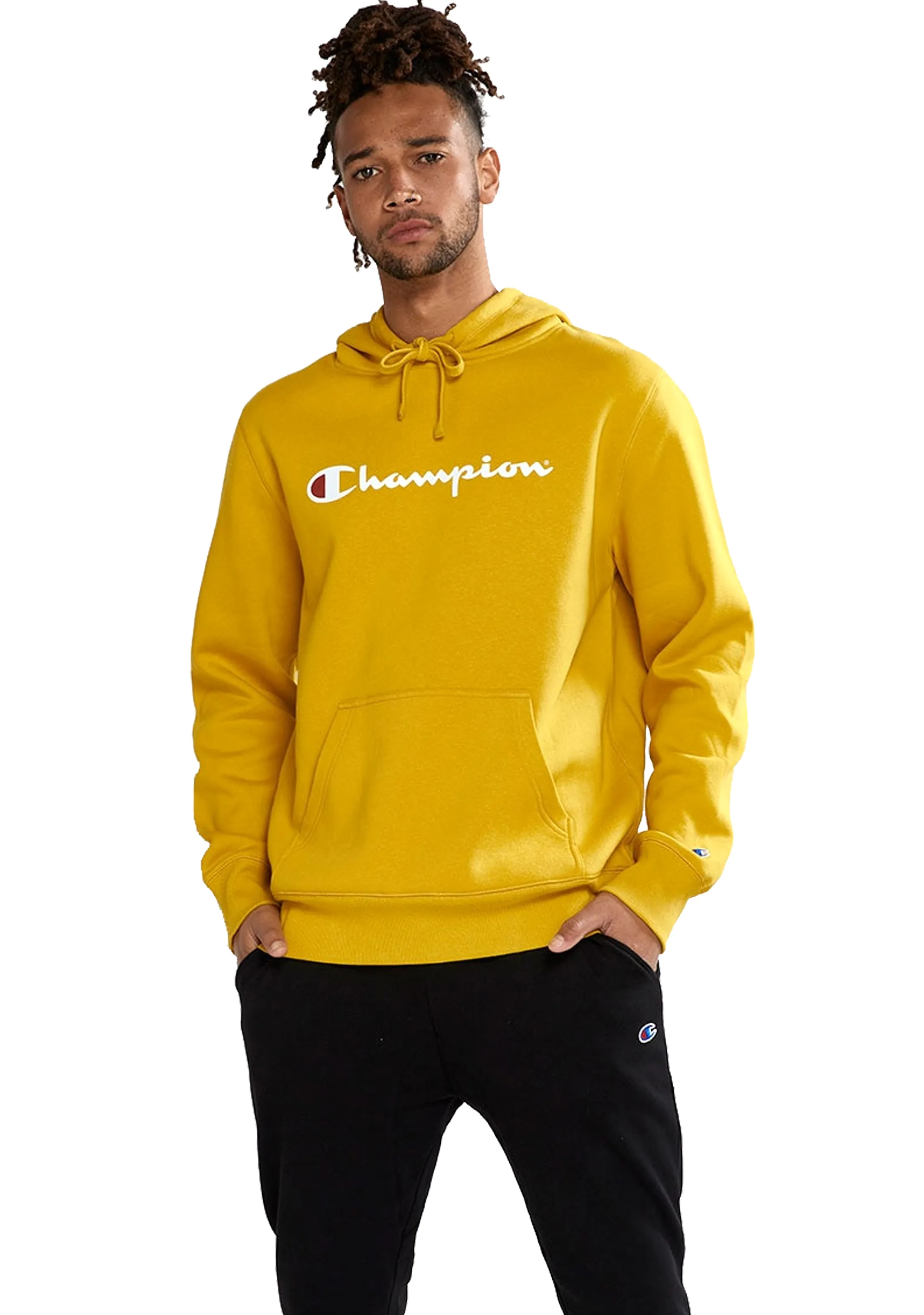 Champion Mens Script Hoodie <br> AY79N MPU