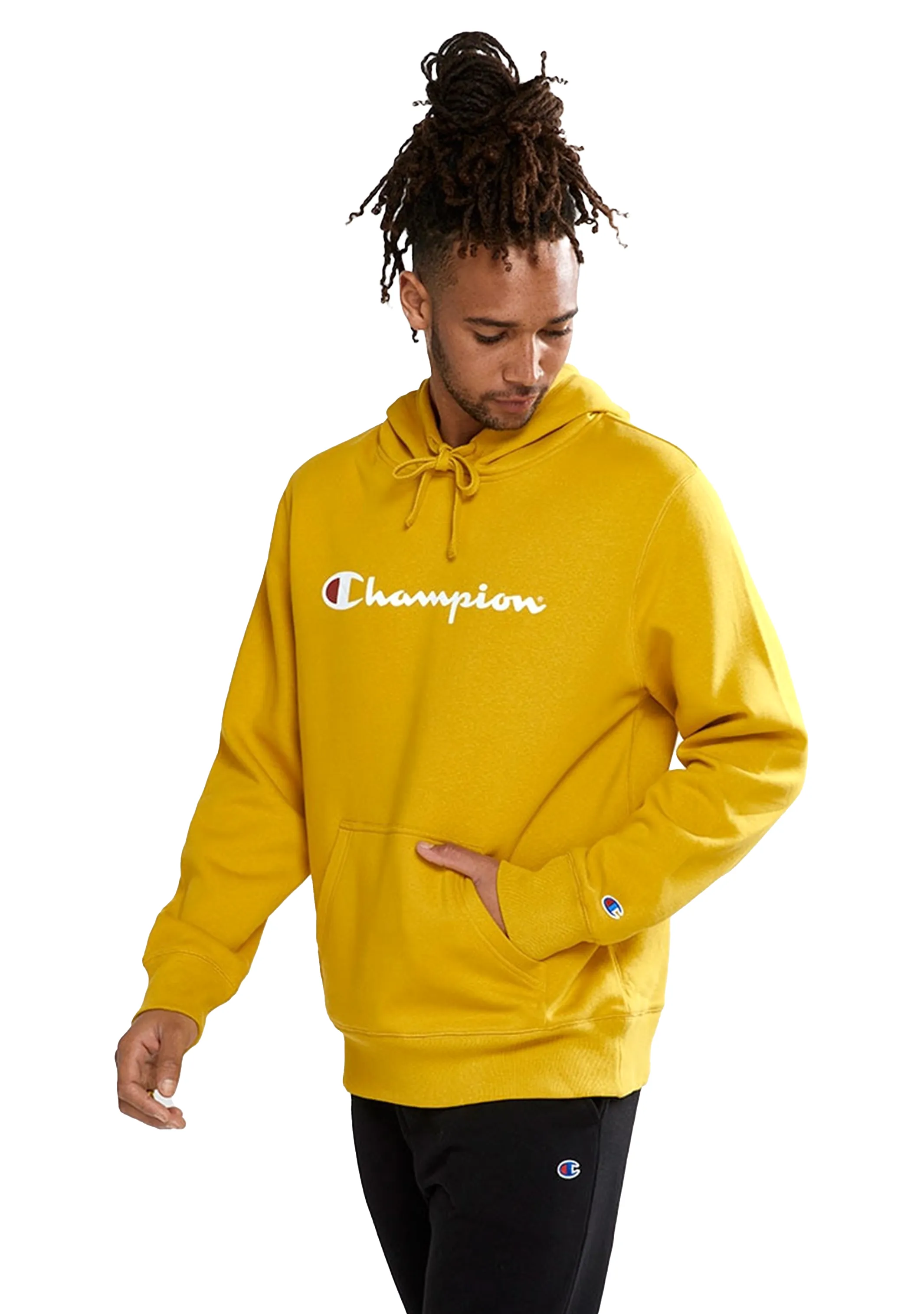 Champion Mens Script Hoodie <br> AY79N MPU