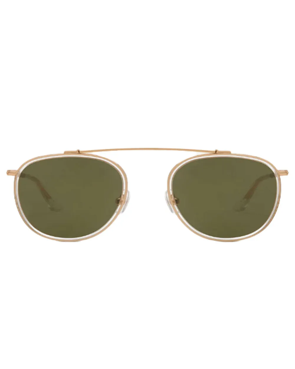 Chartres Polarized Sunglasses in 24K Crystal