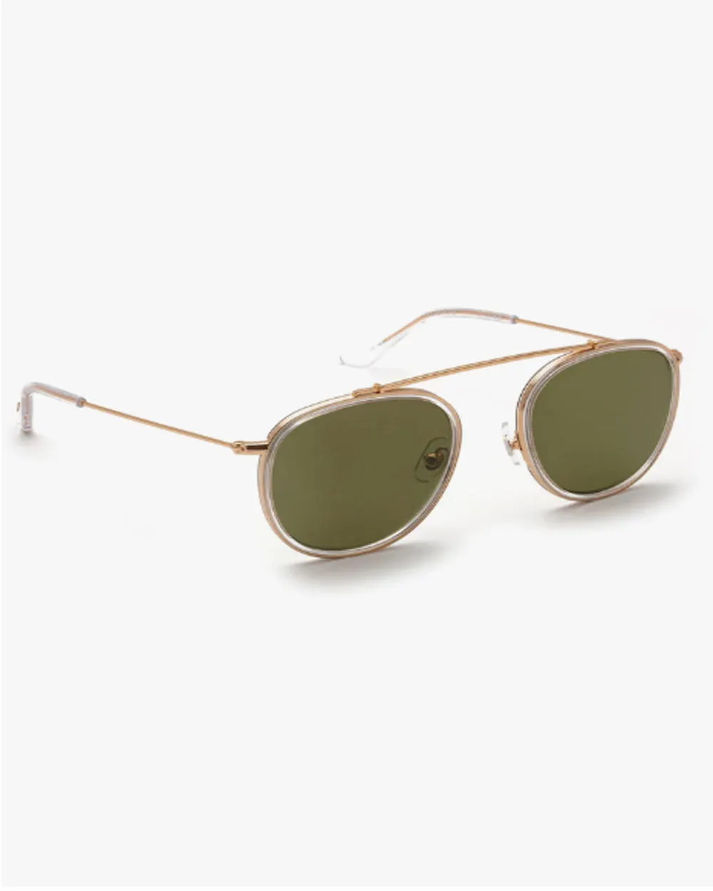 Chartres Polarized Sunglasses in 24K Crystal