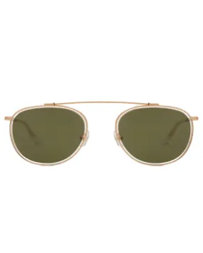 Chartres Polarized Sunglasses in 24K Crystal