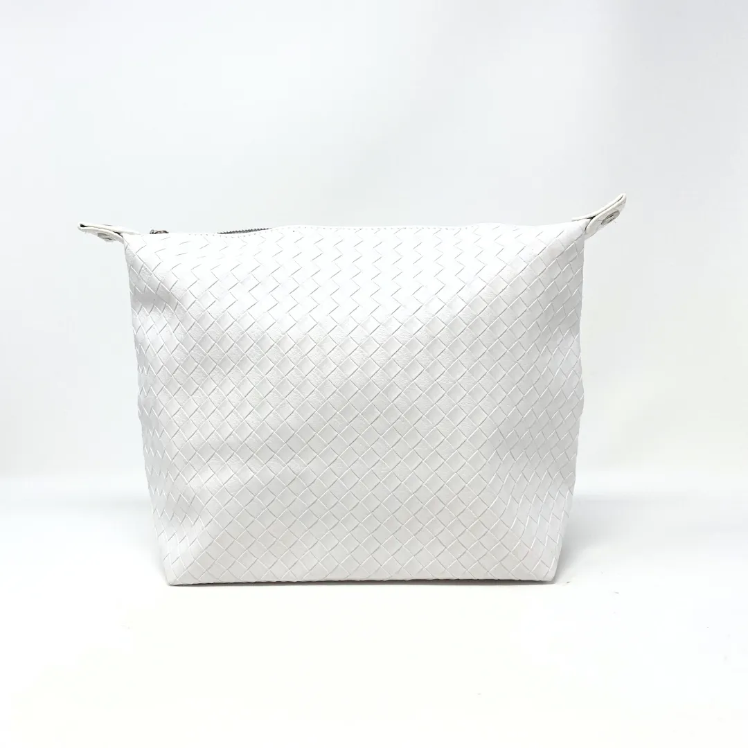 Checkered Cosmetic Bag