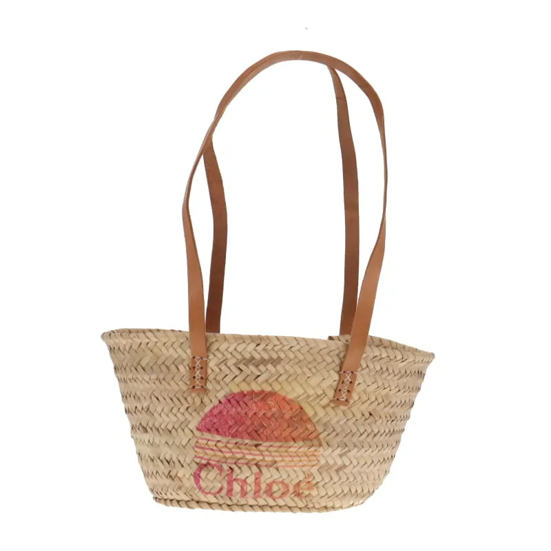 Chloe Raffia Small Tote