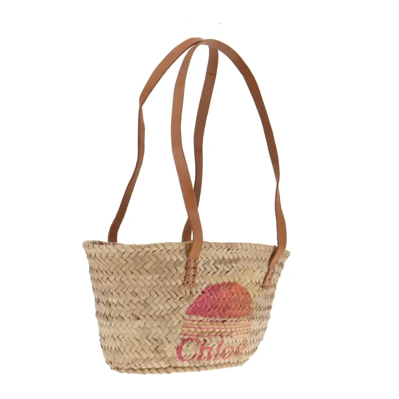 Chloe Raffia Small Tote