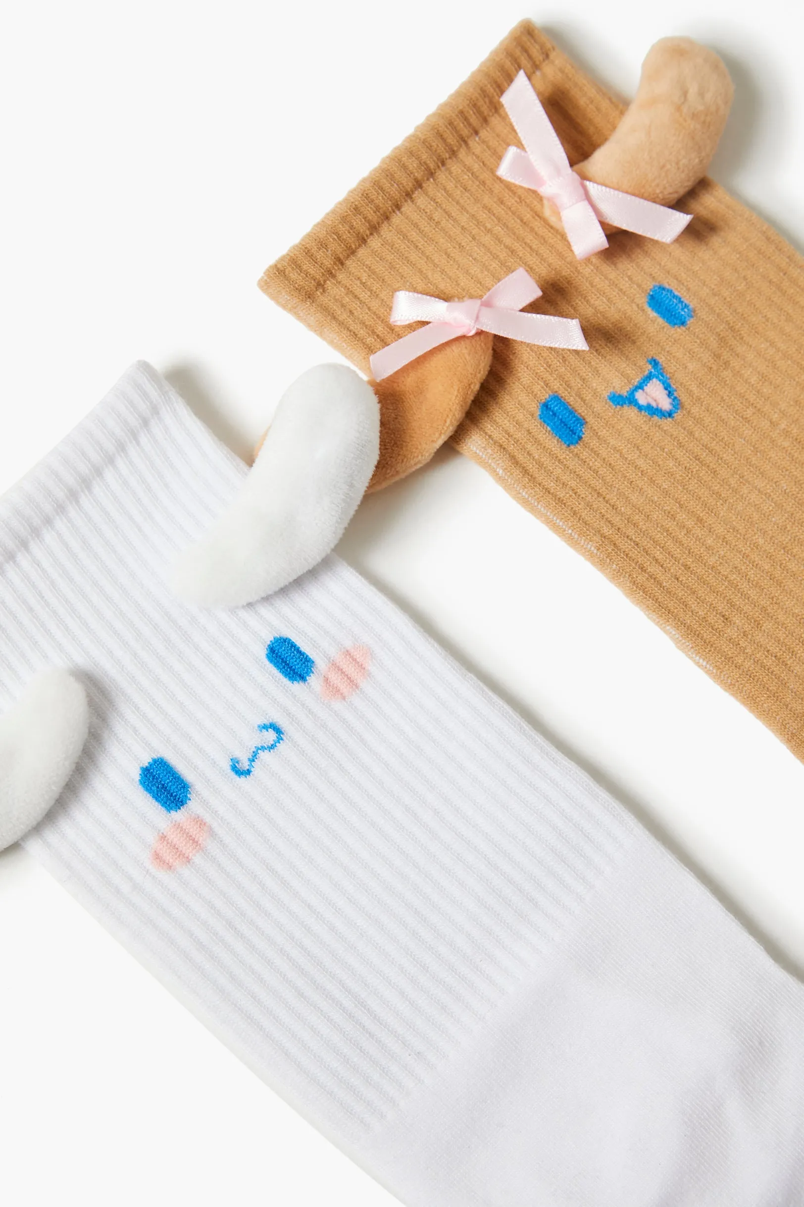 Cinnamoroll and Mocha Crew Socks (2 Pack)