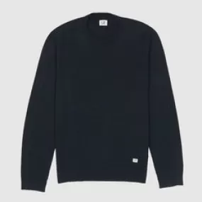 C.P. Company Knitted Sea Island Cotton Crew Neck Sweater