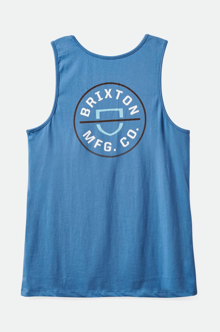 Crest Tank Top - Blue Heaven