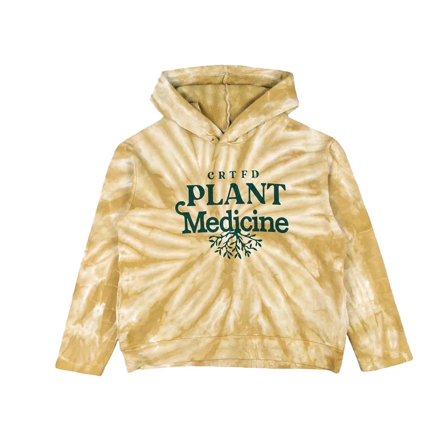 CRFTD Plant Medicine Tie Dye Pullover Hoodie