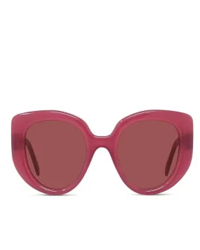 Curvy Sunglasses in Cherry