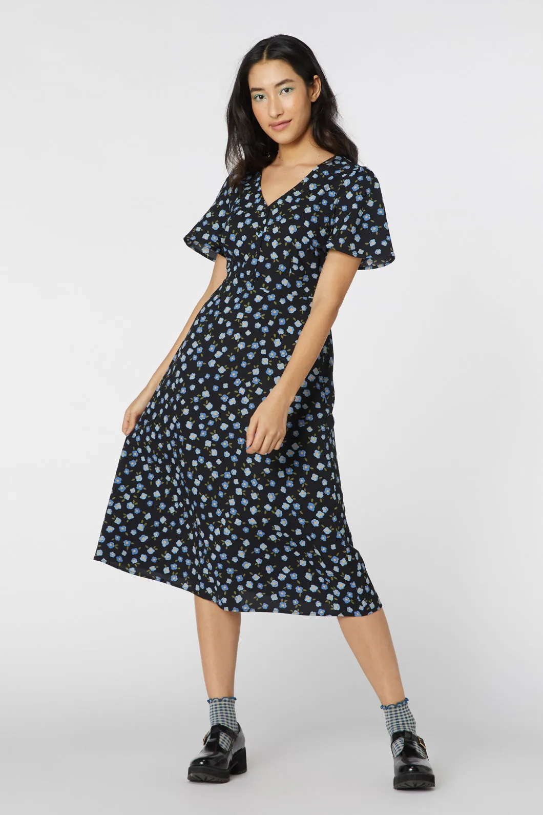 Danielle Ditsy Midi Dress