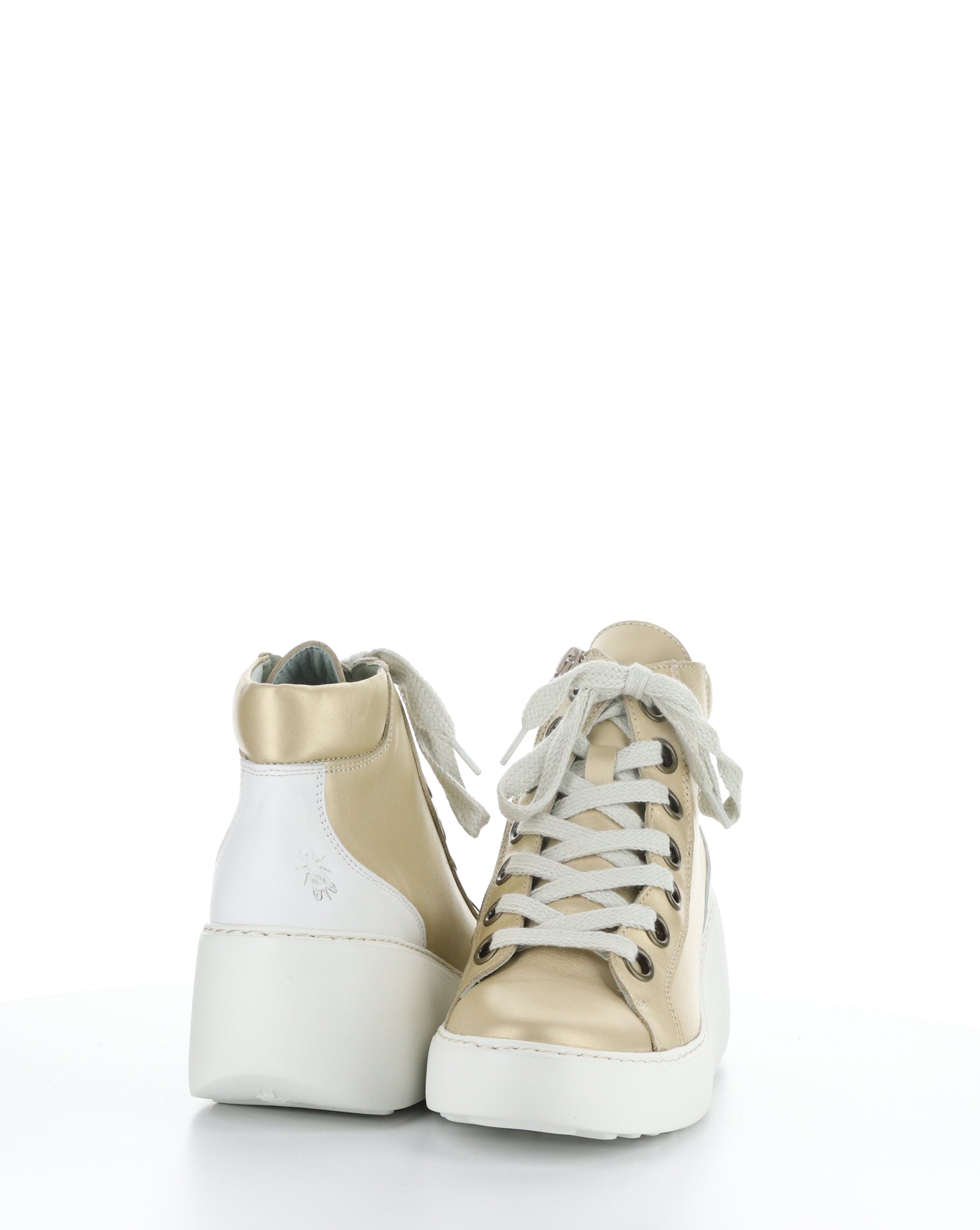 DICE468FLY 007 GOLD Hi-Top Shoes